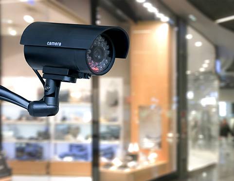 מצלמת אבטחה בקניון